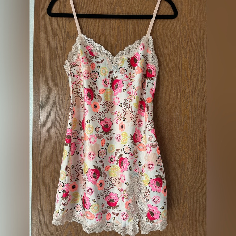 VS Floral and Lace Babydoll Nighty Lingerie